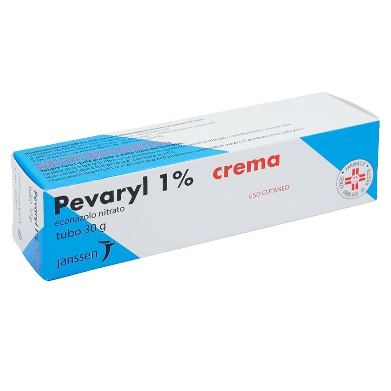 Pevaryl
1% crema
econazolo nitrato
uso cutaneo
tubetto da 30 g