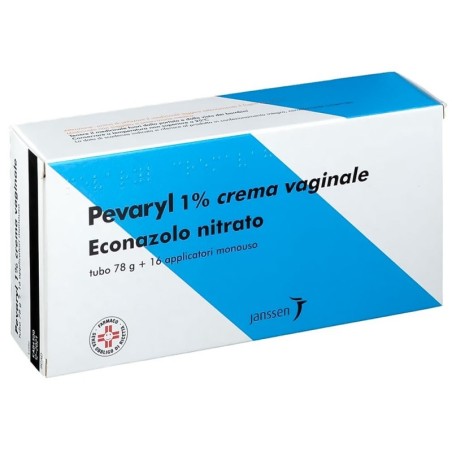 Pevaryl
1% crema vaginale
econazolo nitrato
confezione tubo da 78 g + 16 applicatori