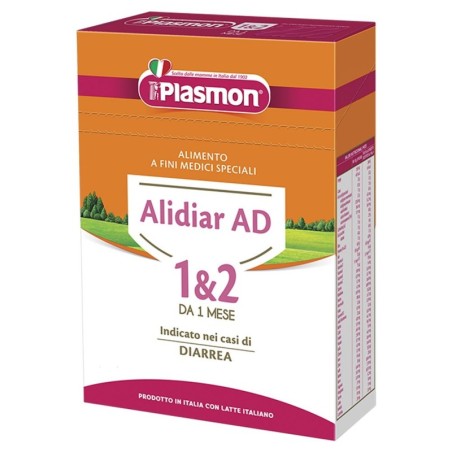 Plasmon
Alidiar AD 1&2
da 1 mese
Alimento a fini medici speciali, indicato nei casi di diarrea.
Confezione da 350 g