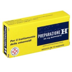 Preparazione H 23 mg 12 supositorios