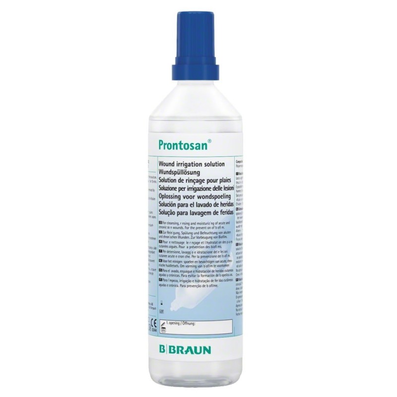 Prontosan
soluzione
Soluzione pronta all’uso a base di Poliesanide e Propilbetaina per la detersione delle lesioni cutanee.