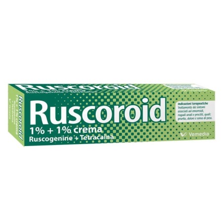 Ruscoroid 1% + 1% crema rectal 40 g