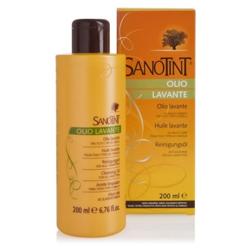 Sanotint
olio lavante
al miglio dorato per tutti i tipi di capelli
flacone da 200 ml