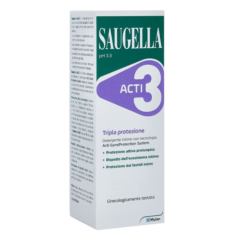 Saugella ACTI3 flacon de 250 ml