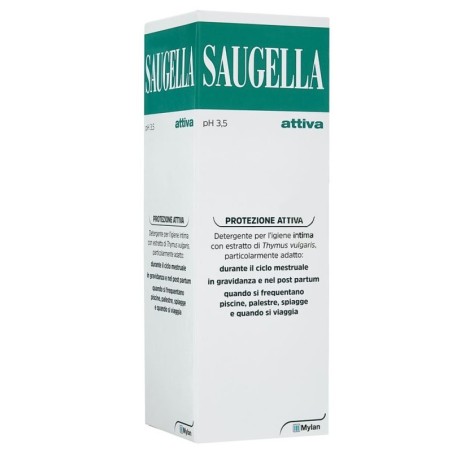 Saugella
attiva
protezione attiva, pH 3,5