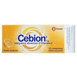 Cebion effervescente vitamina C arancia confezione da 10 compresse