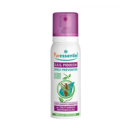 Puressentiel
S.O.S. pidocchi
Spray preventivo
flacone spray da 75 ml