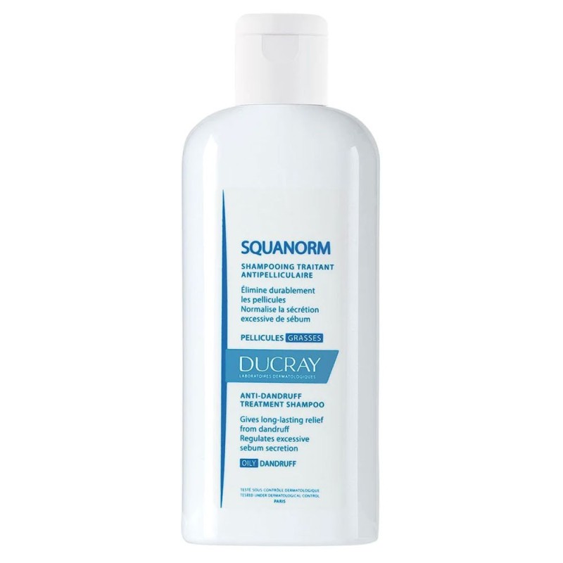 Ducray
Squanorm
shampoo trattante
forfora grassa