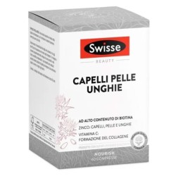 Swisse Beauty capelli pelle unghie 60 compresse contribuisce al mantenimento di capelli, pelle e unghie sani