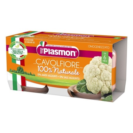 Plasmon
omogeneizzato
cavolfiore
100% naturale
6 mesi+