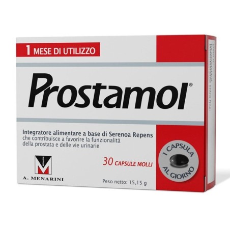 Prostamol che contribuisce a favorire la funzionalità della prostata e delle vie urinarie