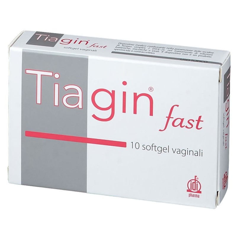 Tiagin fast 10 vaginal softgels