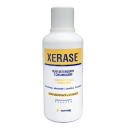 Xerase
olio detergente schiumogeno
seborestitutivo purificante
Emolliente, idratante, lenitivo, protettivo