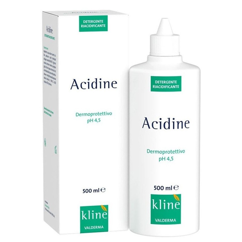 KLINè
Acidine
liquido dermatologico 500 ml
detergente riacidificante dermoprotettivo pH 4,5