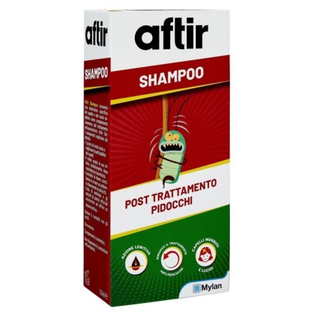 Aftir
shampoo
post trattamento pidocchi
azione lenitiva | rimuove il trattamento antipediculosi | capelli morbidi e lucidi