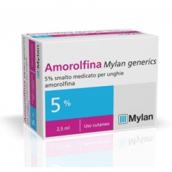 Mylan generics
Amorolfina
5% smalto medicato per unghie
uso cutaneo
2,5 ml