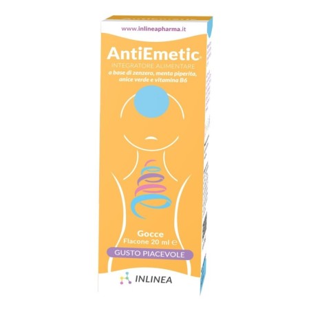 Antiemetic
gocce
Integratore alimentare a base di zenzero, menta piperita, anice verde e vitamina B6