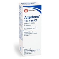 Argotone
1% + 0,9% gocce nasali, soluzione
antisettico e decongestionante nasale