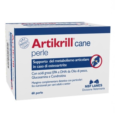 Artikrill
cane
Supporto del metabolismo articolare in caso di osteoartrite