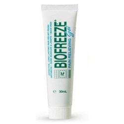 Biofreeze
raffredda il dolore
gel antidolorifico a lunga durata
tubo da 110 g