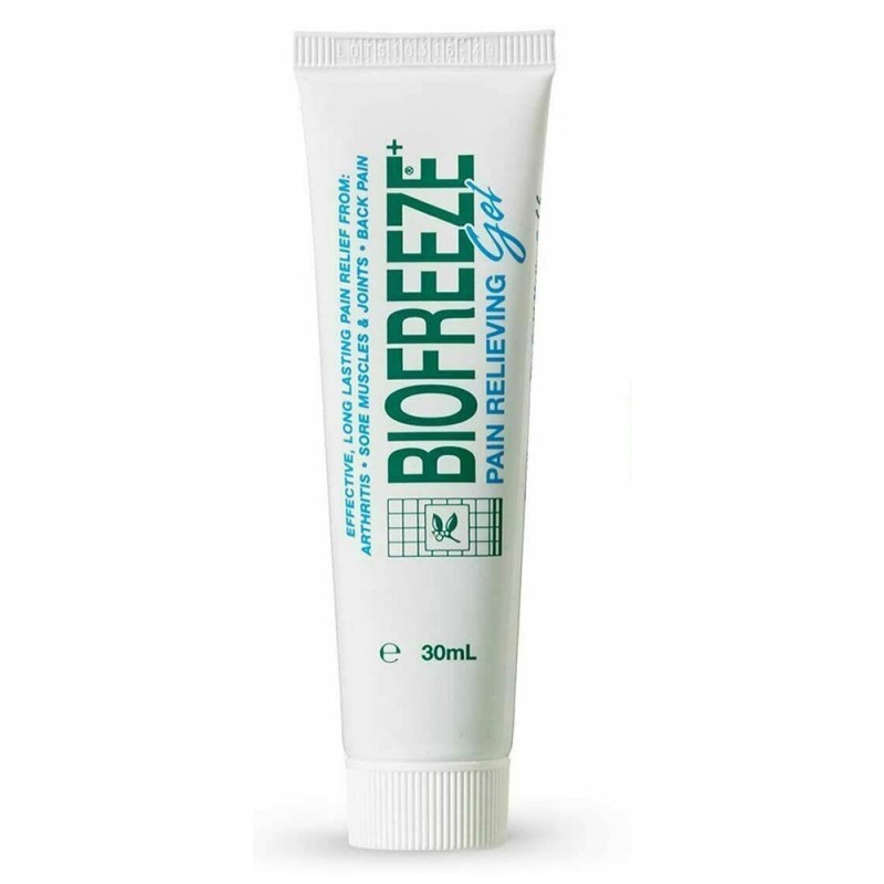 Biofreeze
raffredda il dolore
gel antidolorifico a lunga durata
tubo da 110 g