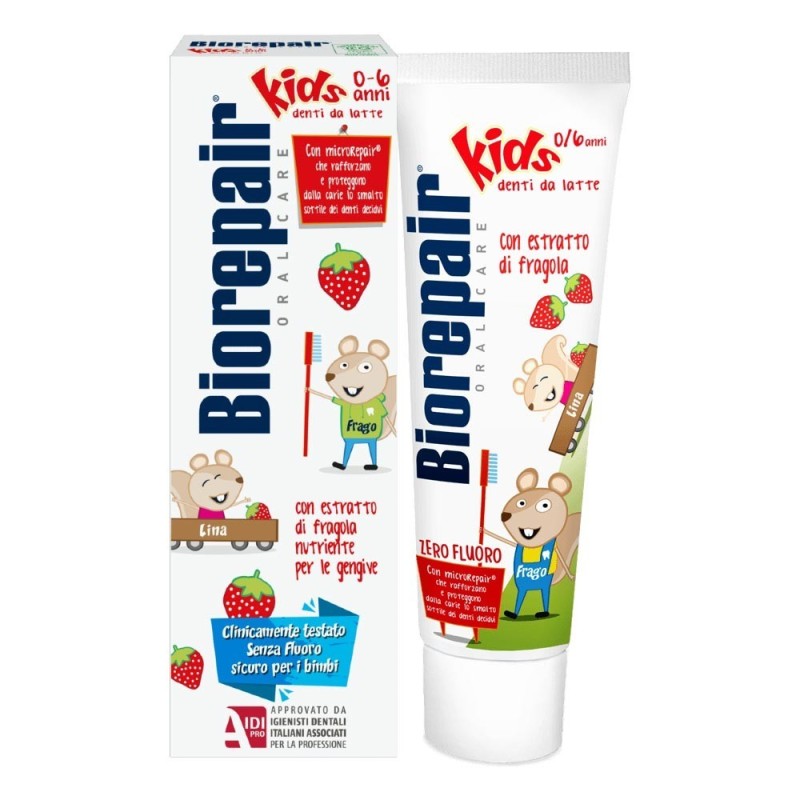 Biorepair
kids 0-6
dentifricio per denti da latte