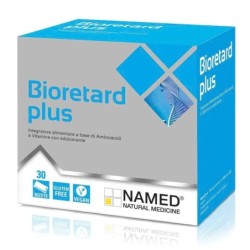 Bioretard plus Integratore alimentare a base di aminoacidi e vitamine con edulcorante | senza glutine | vegano