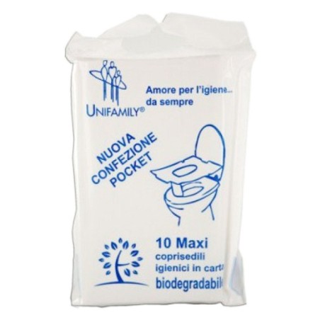 Unifamily copriwater biodegradabile 10 pezzi