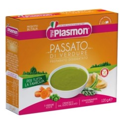 Plasmon
Passato Di Verdura
Preparato disidratato
per tutta la famiglia
Confezione da 120 g