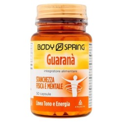 Body Spring
Guaranà
stanchezza fisica e mentale
barattolo da 50 capsule