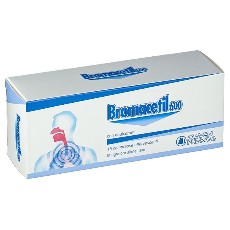 Bromacetil 600
con edulcoranti
astuccio da 15 compresse effervescenti