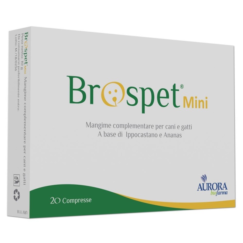 Brospet mini 20 comprimés