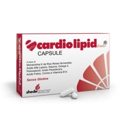 Cardiolipidshedir
senza glutine | naturalmente privo di lattosio
astuccio da 30 capsule