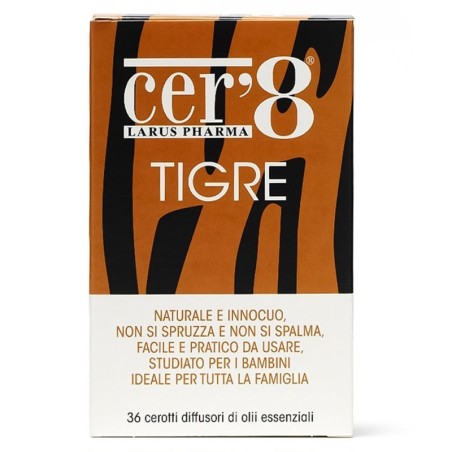 Cer'8
tigre
Naturale e innocuo, non si spruzza e non si spalma, facile e pratico da usare