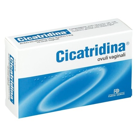 Cicatridina
ovuli vaginali
scatola 10 ovuli da 2 g