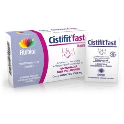 Cistifit fast Cranberry, uva ursina e verga d'oro favoriscono la funzionalità delle vie urinarie con D-mannosio 1000 mg