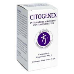 Citogenex
Integratore alimentare con fermenti lattici
barattolo da 30 capsule