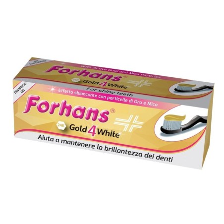 Forhans gold4white dentifricio gel
Aiuta ma mantenere la brillantezza dei denti