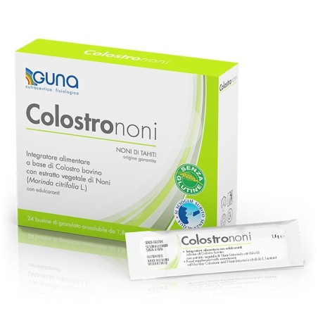 Colostrononi
noni di tahiti
Integratore alimentare a base di colostro bovino con estratto vegetale di noni