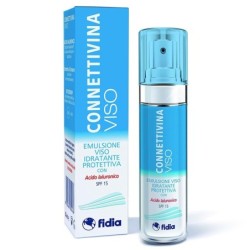 Connettivina viso
emulsione viso idratante protettiva con acido ialuronico
Per proteggere la pelle dalla disidratazione