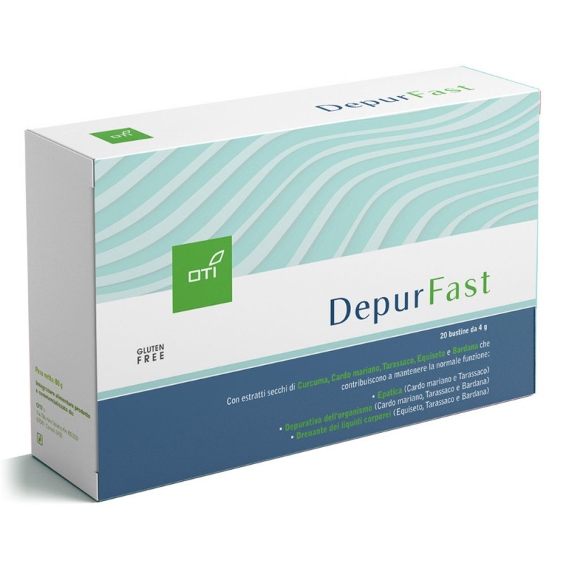 Depurfast
senza glutine
scatola 20 bustine da 4 g