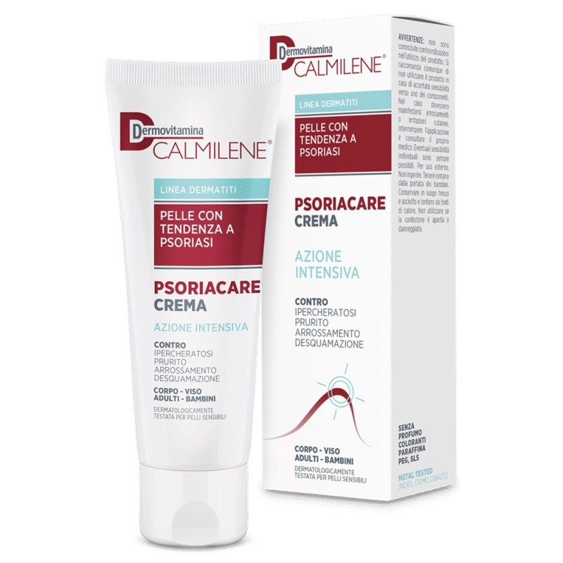 Dermovitamina
calmilene
psoriacare crema
pelle con tendenza a psoriasi
azione intensiva