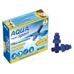 Aqua sport
junior
filtro auricolare
proteggono dall'acqua
confezione da 2 pezzi (contiene astuccio porta filtri)