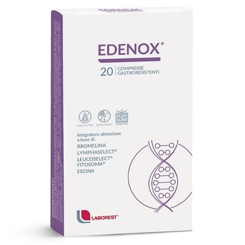 Edenox
senza glutine | senza lattosio
scatola da 20 compresse gastroresistenti