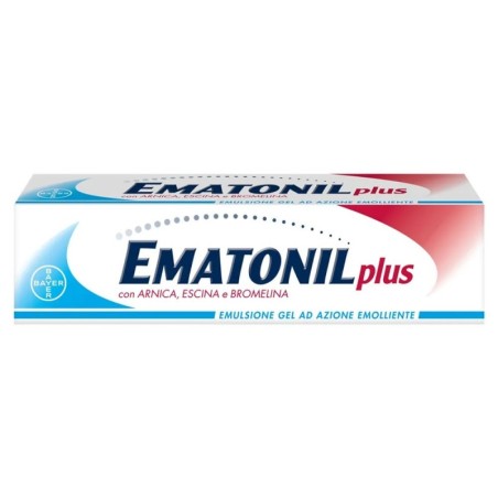 Ematonil plus
con Arnica, escina e bromelina
emulsione gel ad azione emolliente