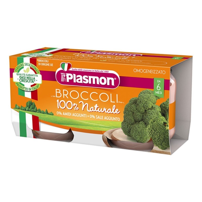 Plasmon brócoli homogeneizado 6 meses 2x80g