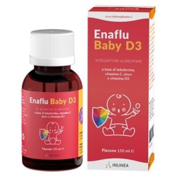 Enaflu
baby D3
Integratore alimentare a base di Lattoferrina, Vitamina D3, Vitamina C e Zinco.