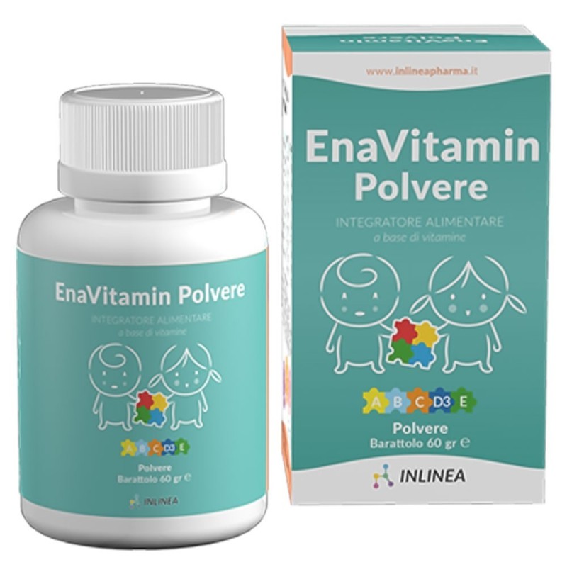 EnaVitamin
polvere
Integratore alimentare di Vitamine
barattolo da 60 g