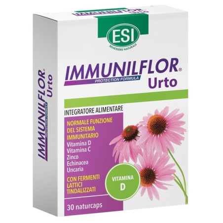 Esi
immunilflor urto
normale funzione del sistema immunitario
con fermenti lattici tindalizzati