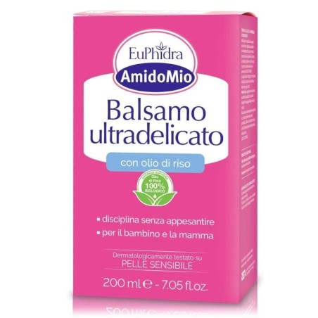 Euphidra
AmidoMio
balsamo ultradelicato con olio di riso
disciplina senza appesantire • per il bambino la mamma